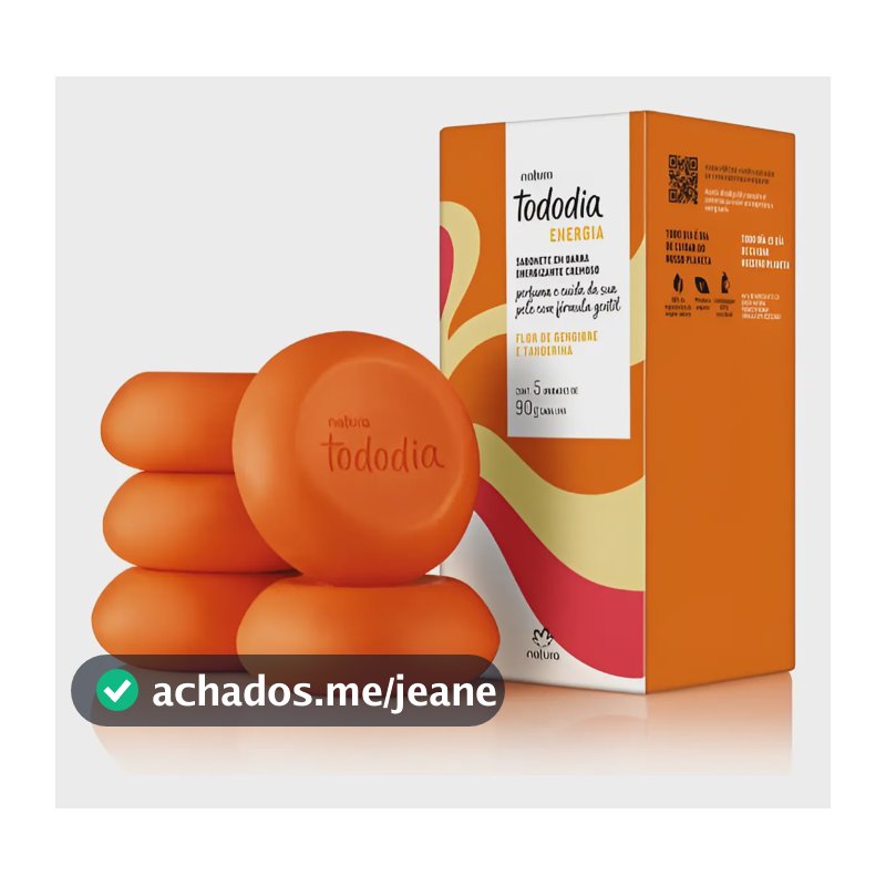 Sabonete Tododia Flor De Gengibre E Tangerina