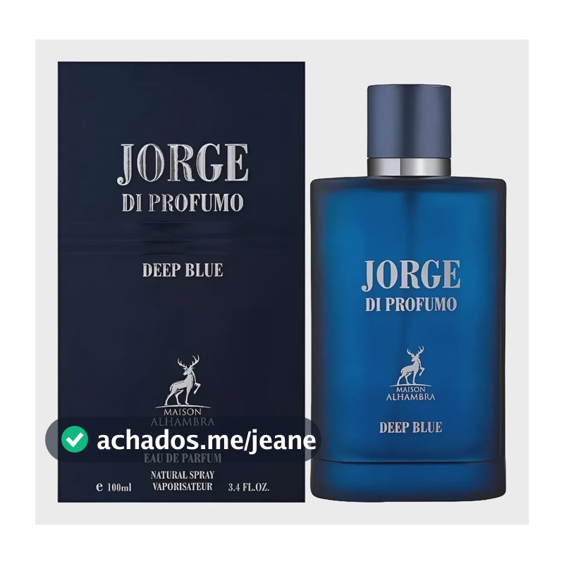 Perfume Jorge Di Profumo Deep Blue Maison Alhambra Edp 100ml