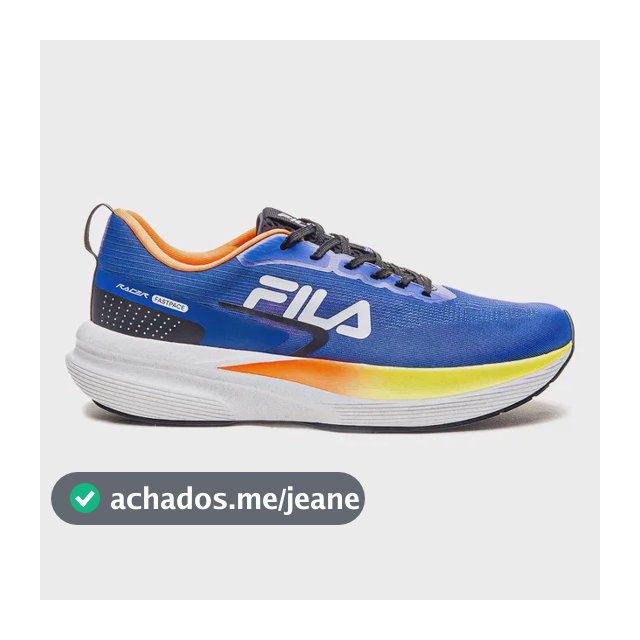 Tênis Fila Racer Fastpace Masculino Corrida Confortável