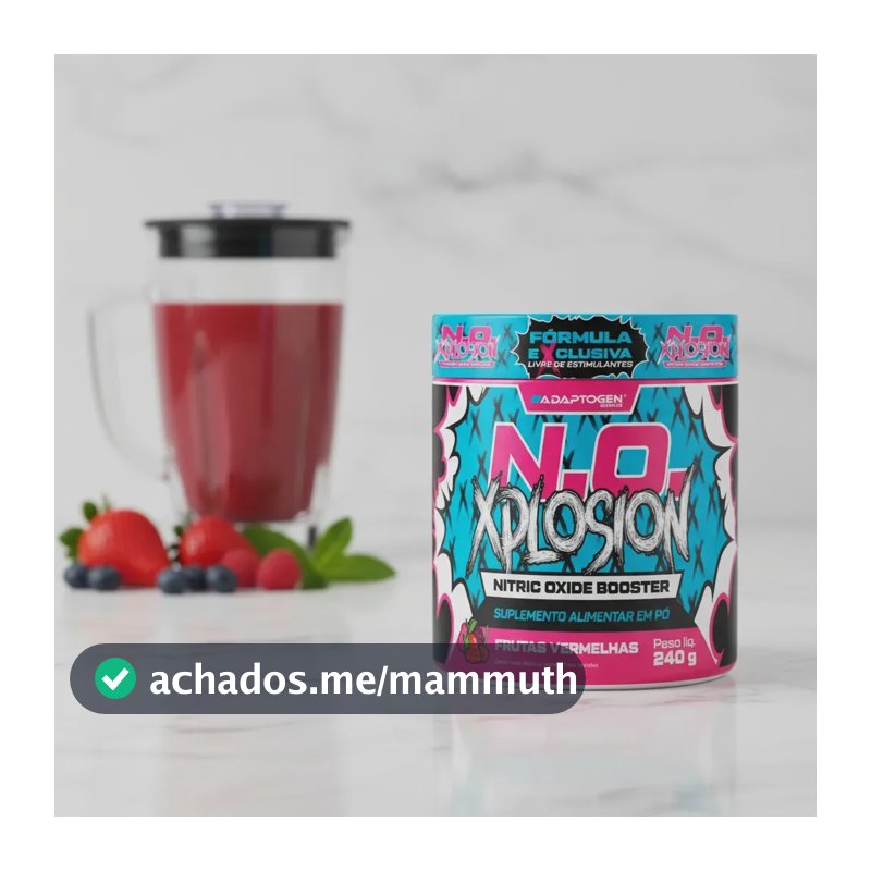Aminoácido N.o Xplosion C/240g - Adaptogen Frutas Vermelhas
