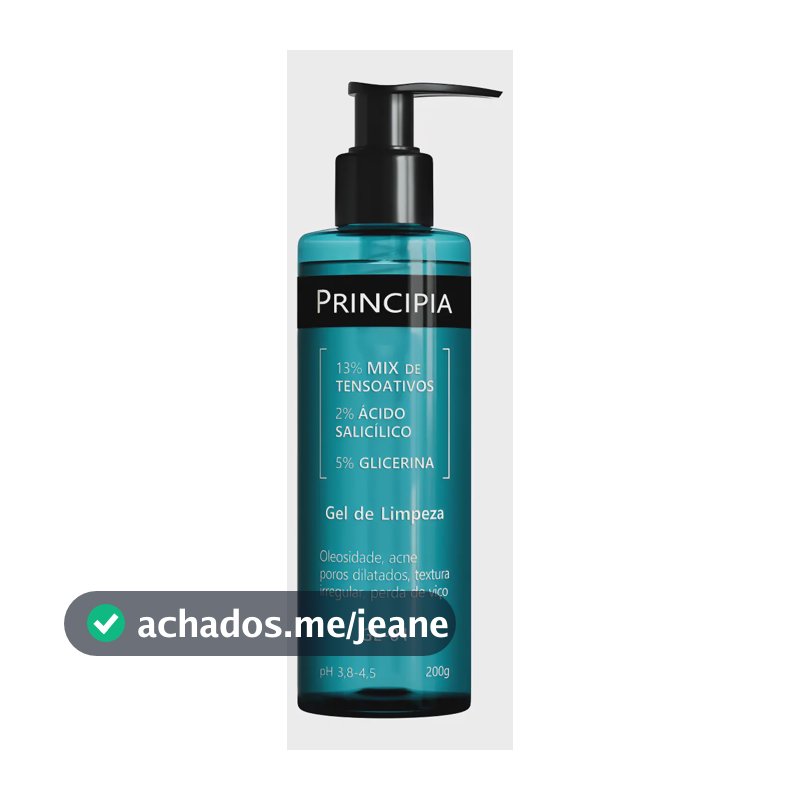 Principia Gel De Limpeza Facial Gl-01 200g Oleosa Dia/noite