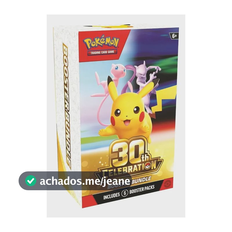 Pokemon Tcg Celebração 30 Anos Booster Bundle Inglês Inglês