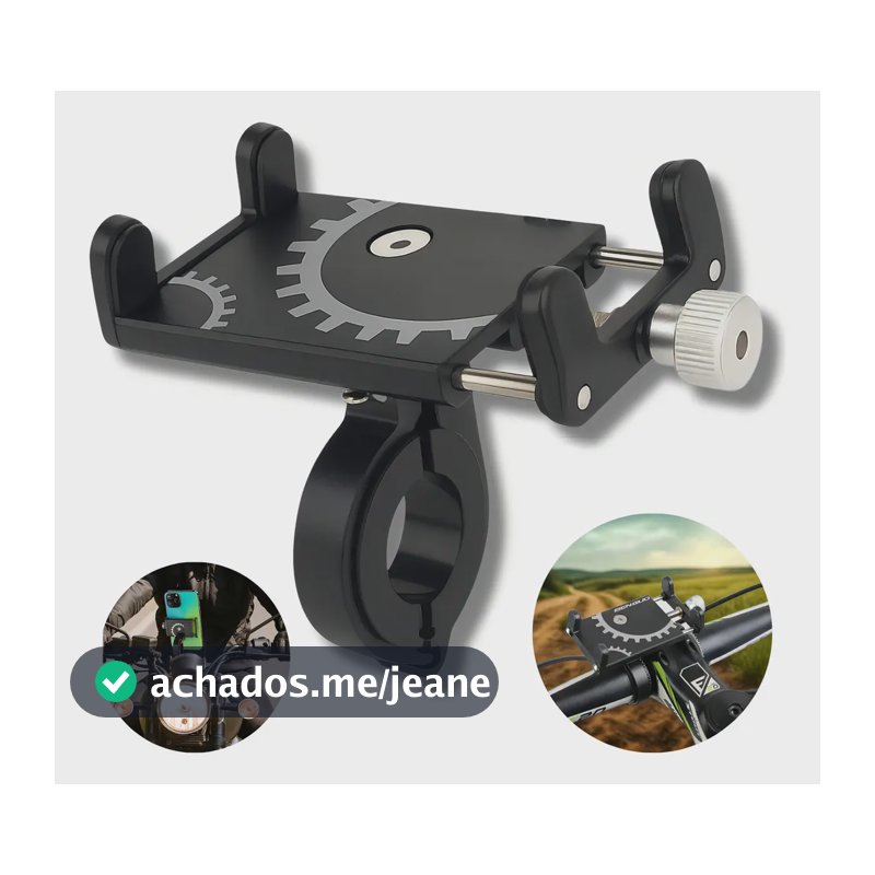 Suporte Celular Bike Moto Regulagem Universal Forte Alumínio Guidão Ajustável Reforçado Resistente À Prova D'água Fixo - Sheep X
