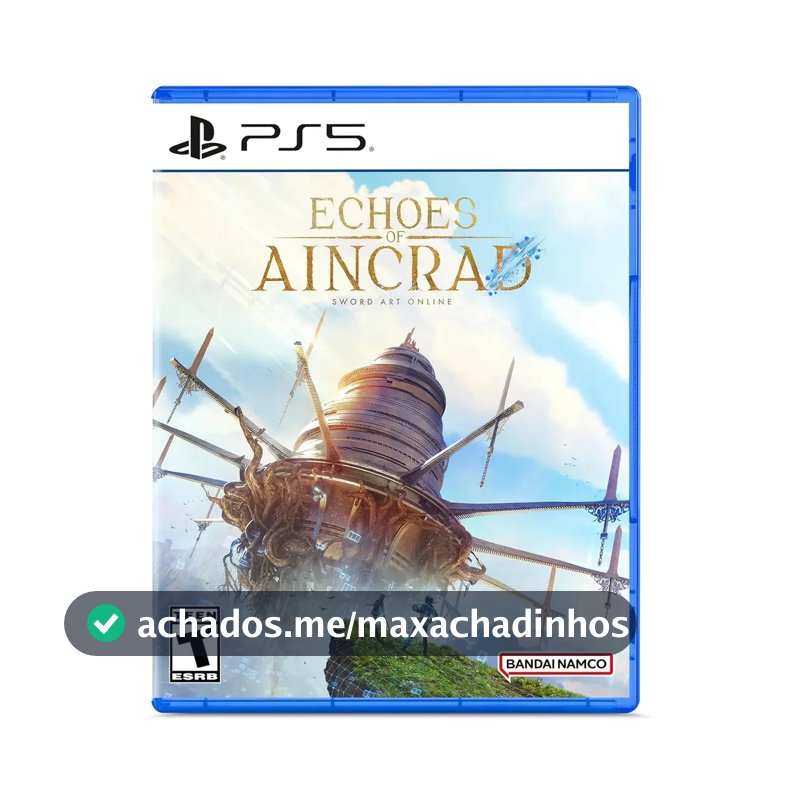Sword Art Online Echoes Of Aincrad Ps5 Mídia Física