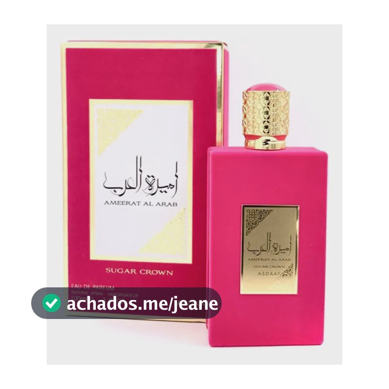 Perfume Árabe Sugar Crown Ameerat Al Arab Asdaaf Edp 100ml