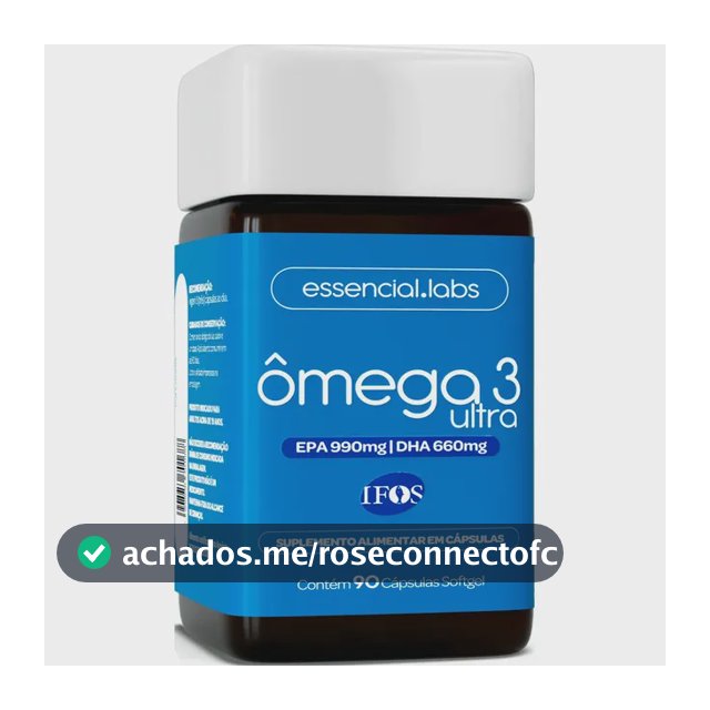 ÔMEGA 3 Ultra TG (EPA 990mg e DHA 660mg) com selo IFOS - 90 Cápsulas Softgel - 100% Puro com Tecnologia Avançada e Alta Biodisponibilidade