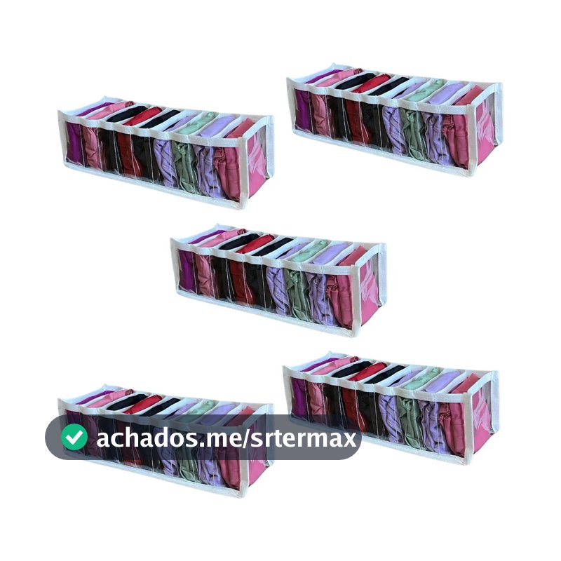 5 Colmeia Organizadora Para Gavetas Organizador de Calcinhas Porta Meia P Guarda Roupas Bebe Kit STOBAZA
