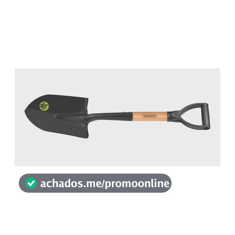 Pá De Bico Pequena Tramontina Aço Madeira Plástico 45cm