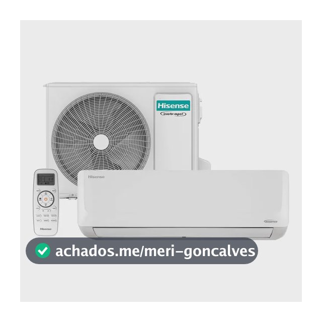 Ar Condicionado Split Hi Wall Inverter Hisense Wi-fi 12000 B Cor Branco
