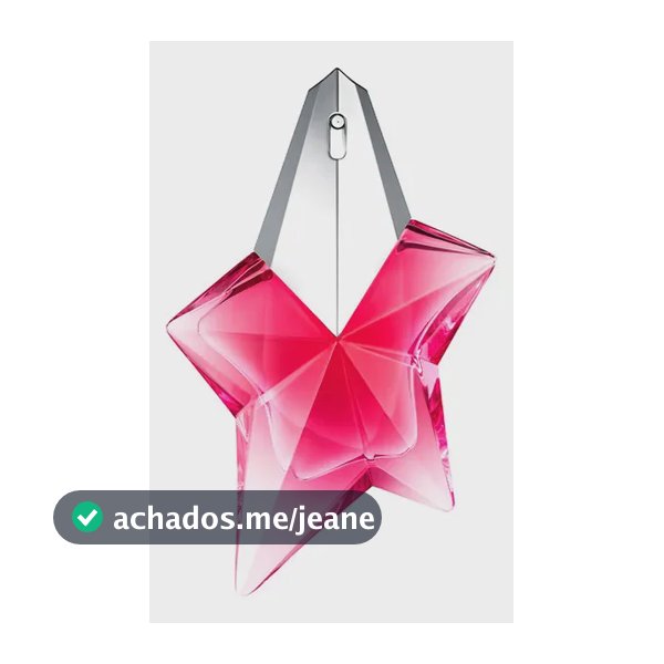 Perfume Feminino com Rosa Damascena e Framboesa, Fragrância Floral Frutada Amadeirada de Alta Fixação, Refilável, Angel Nova Mugler, 25ml