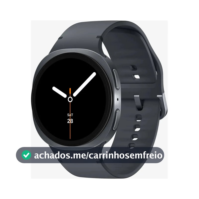 Smartwatch Samsung Galaxy Watch 8 40mm Bt Gps, Grafite Cinza-escuro
