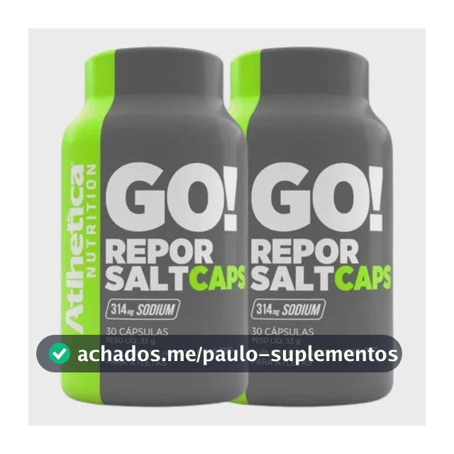 Kit 2 Repor Salt 30 Capsulas Atlhetica Nutrition  Kit 2 Repor Salt 30 Capsulas