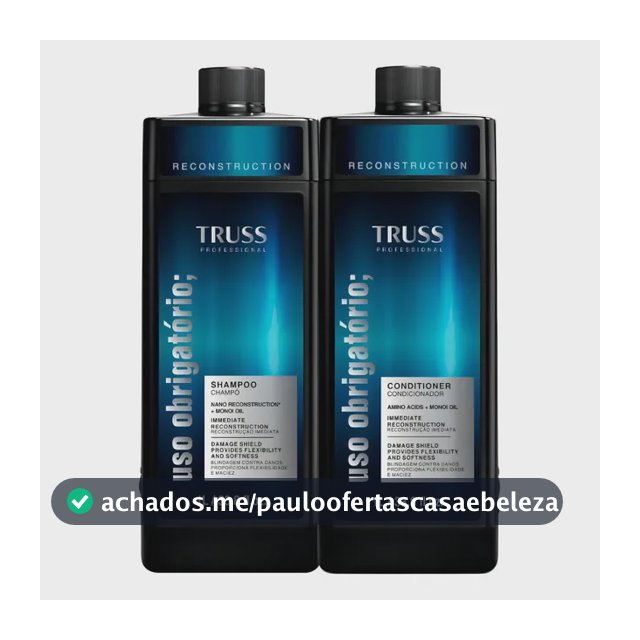 Truss Refil Uso Obrigatório Shampoo E Condicionador Kit