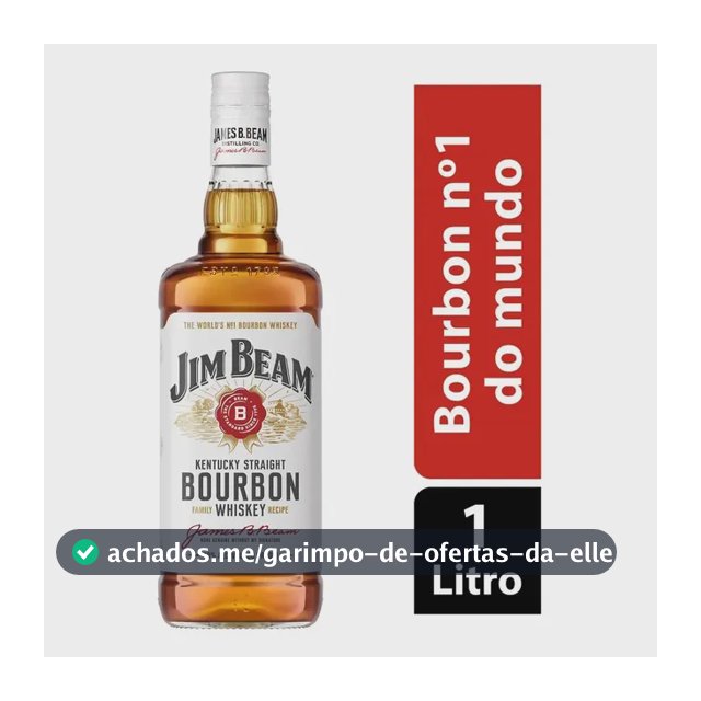 Whisky Bourbon Jim Beam White 1L