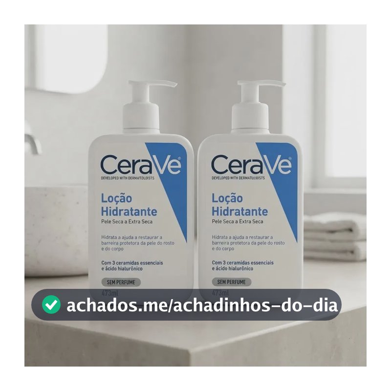 Kit com Duas Loções Hidratante 473Ml CeraVe