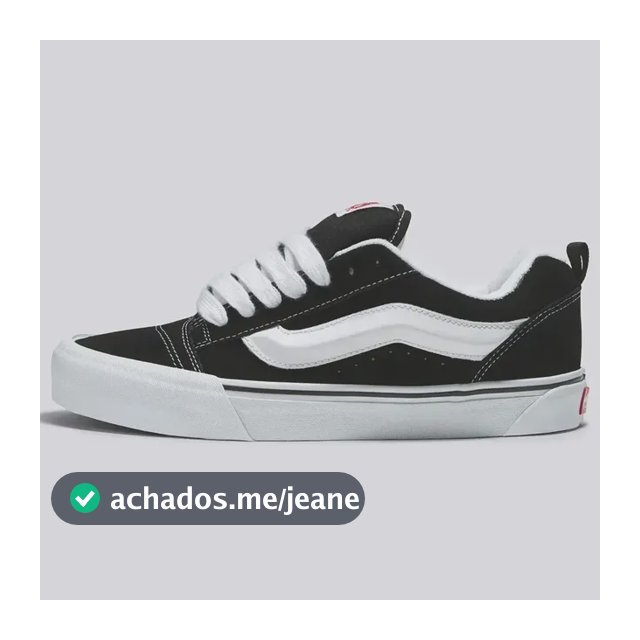 Tênis Vans Knu Preto E Cinza | Unissex - Do 34 Ao 43