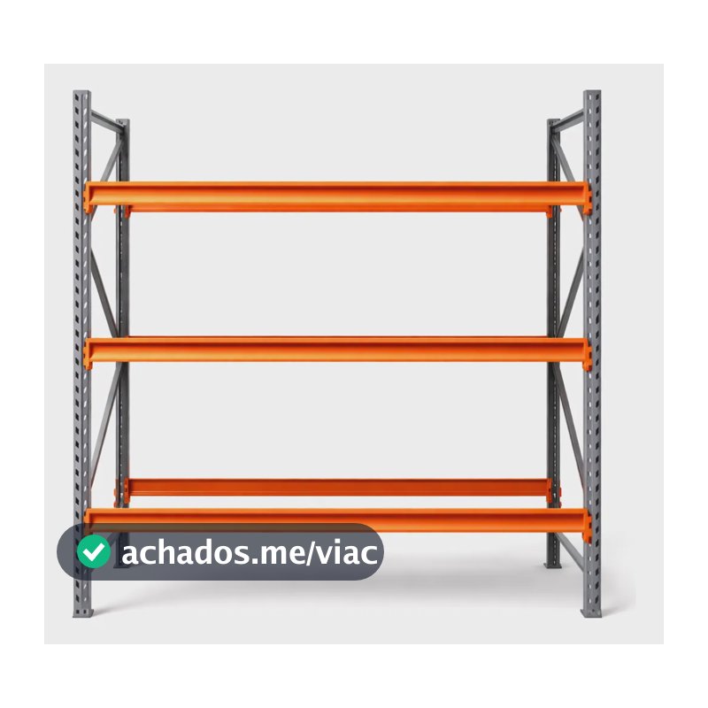 Mini Porta Pallet Slim 200x200x60 3 Niveis