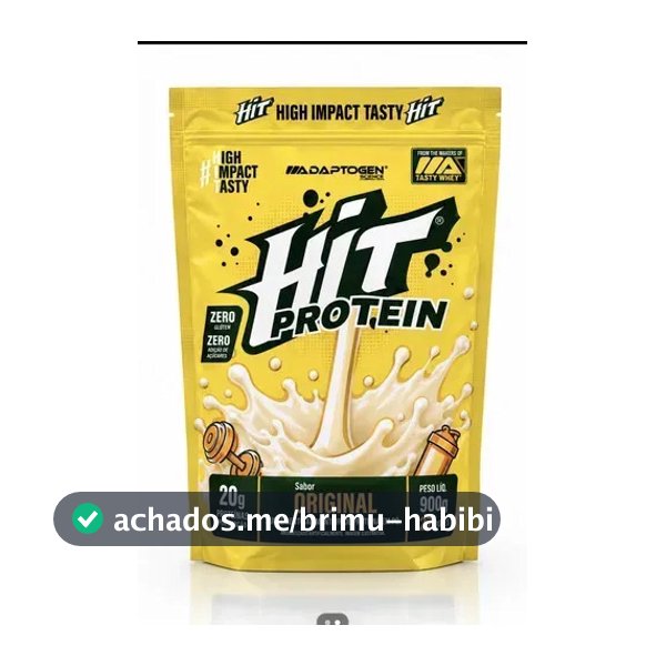Whey Hit Protein Adaptogen 900g Sabor Original