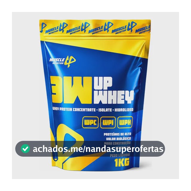 Whey Protein 3w 100% 24g De Proteína / Dose (30g) Muscle Up