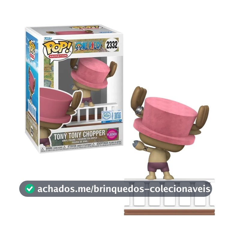 Boneco Funko Pop One Piece Alabasta Chopper Flocked