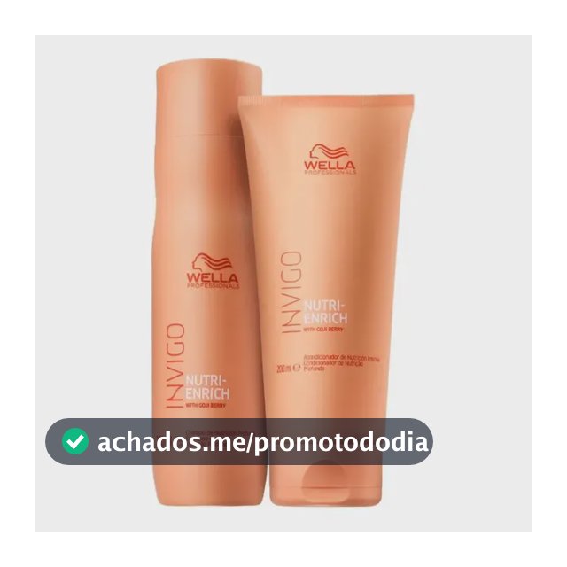 Condicionador Wella Professionals Invigo Nutri-Enrich nutrição de 450ml