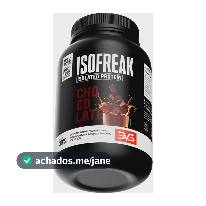 Whey Isolado Isofreak 900g Sabor: Chocolate - Fórmula Avançada Com 23g De Proteína Por Dose