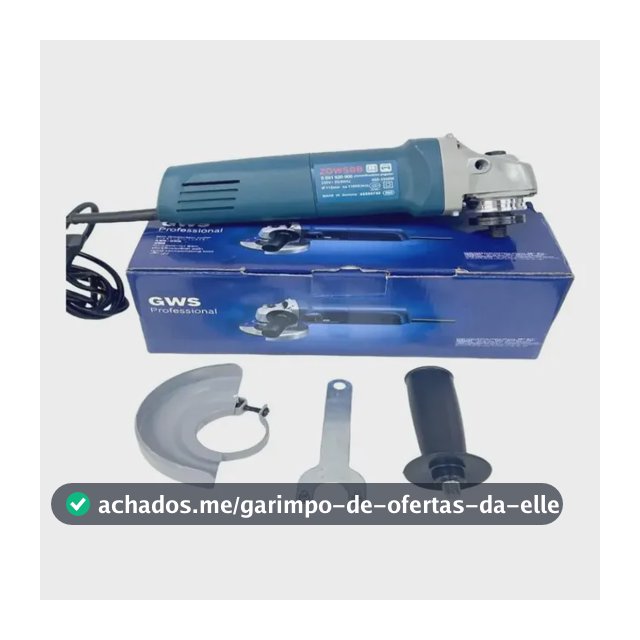 Esmerilhadeira E Lixadeira Angular Gws 6-115 1000w 220v Azul 220v