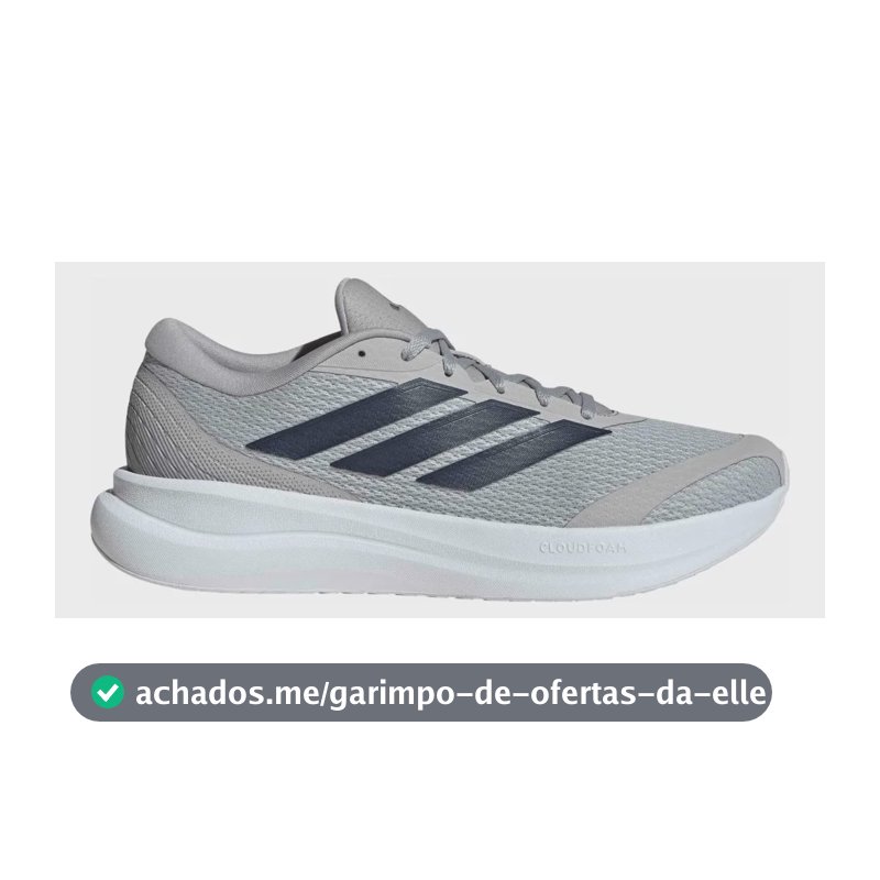 Tênis De Corrida Masculino Runfalcon 6 Cloudfoam adidas Cinza Liso 40 Br