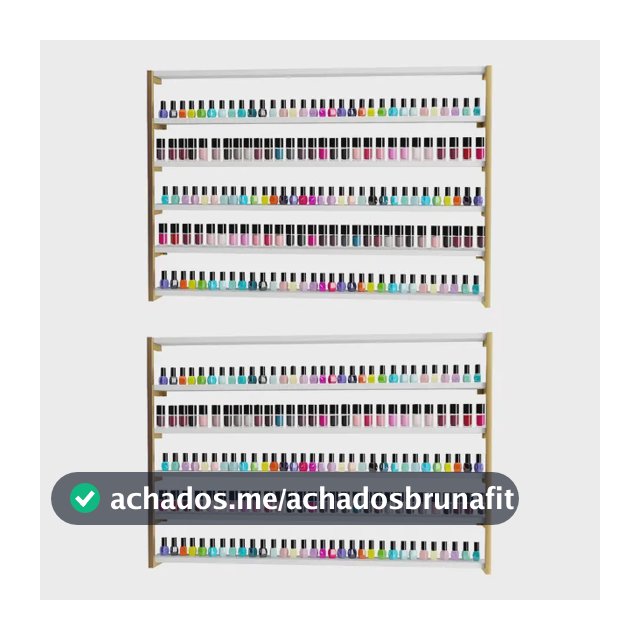 Nicho Organizador Expositor Para Esmaltes 5 Prateleiras