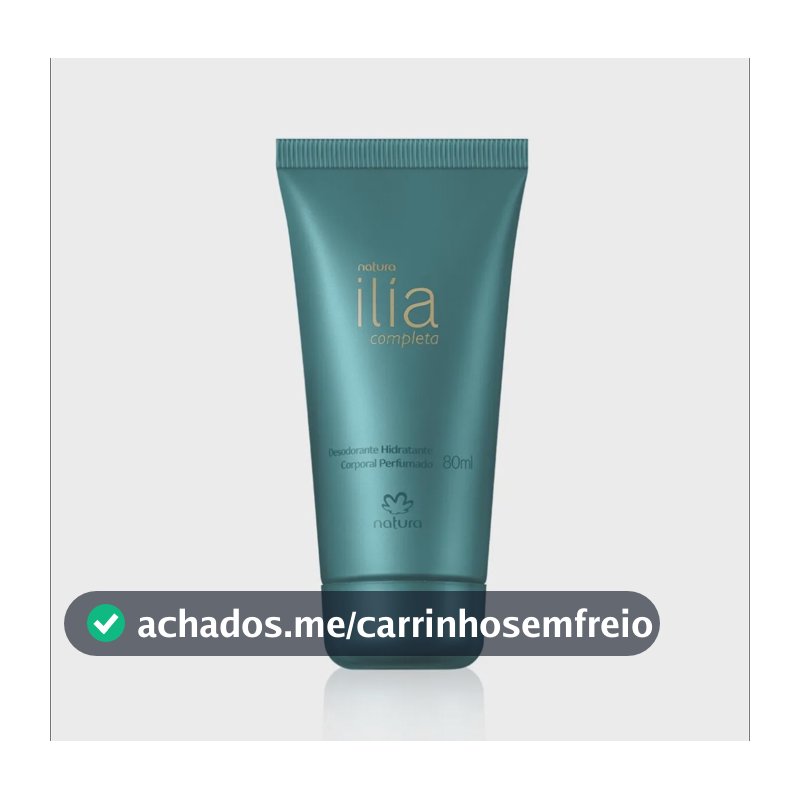 Creme Hidratante Corporal Ilia Completa Natura 80ml Floral Aquoso Intenso