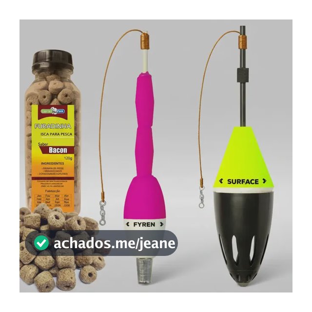 Kit Boia Cevadeira 50g E Torpedo 54g Raçao Furada 120g Pesca Sortidas