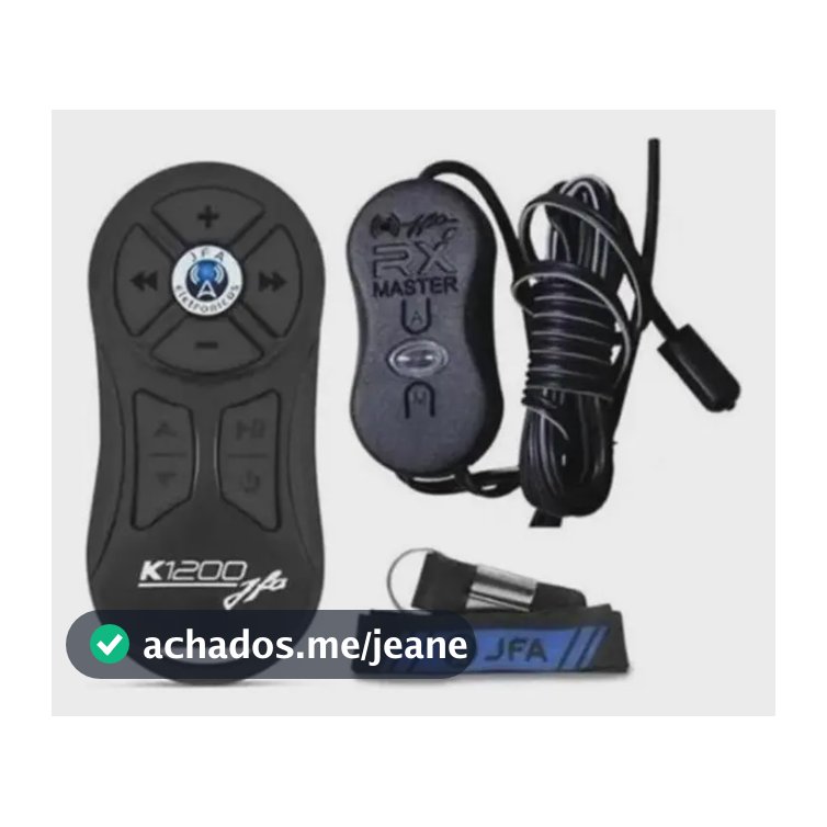Controle Longa Distância Jfa K1200 Preto 1200m 8 Funções