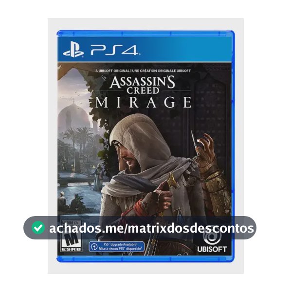 Assassins Creed Mirage Ps4 Midia Fisica