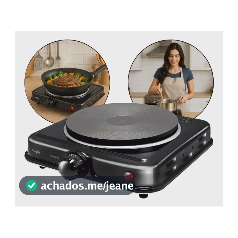Fogão Portátil Single Cook 1 Boca Elgin