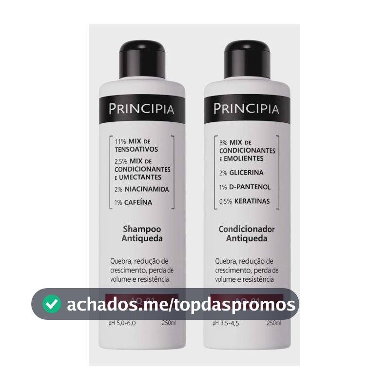 Principia Kit Shampoo E Condicionador Antiqueda Aq-01