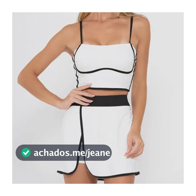 Conjunto Fitness Feminino Top Bojo Short Saia Academia