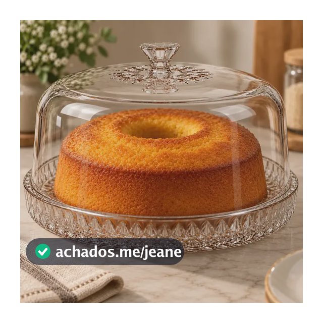 Boleira Com Tampa Transparente Mesa Posta Em Acrílico Resistente Ou Confeitaria BPA Free