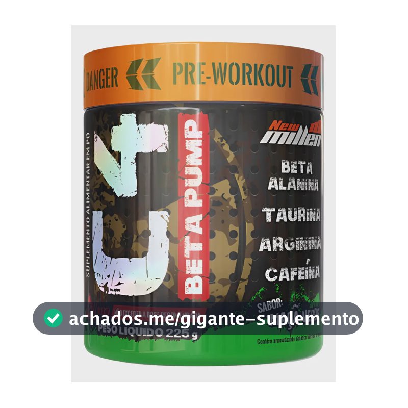 Suplemento em Pó C4 Beta Pump 225g New Millen Sabor Maçã verde