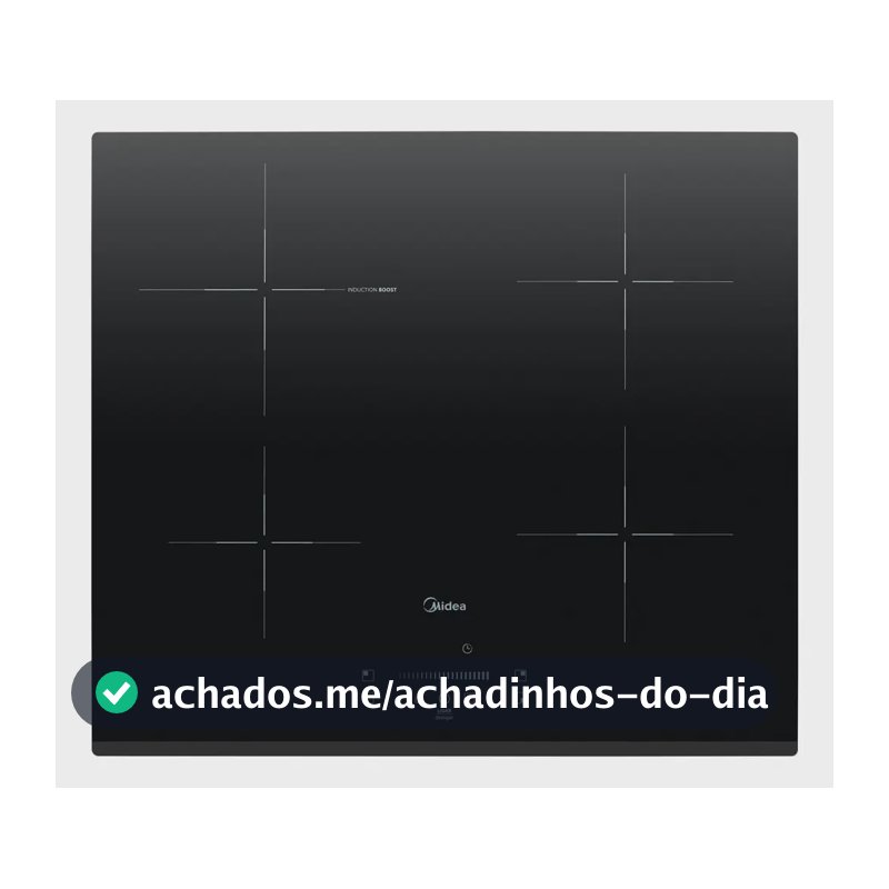 Cooktop 4 Bocas De Indução Even Pro Midea Cor Preto