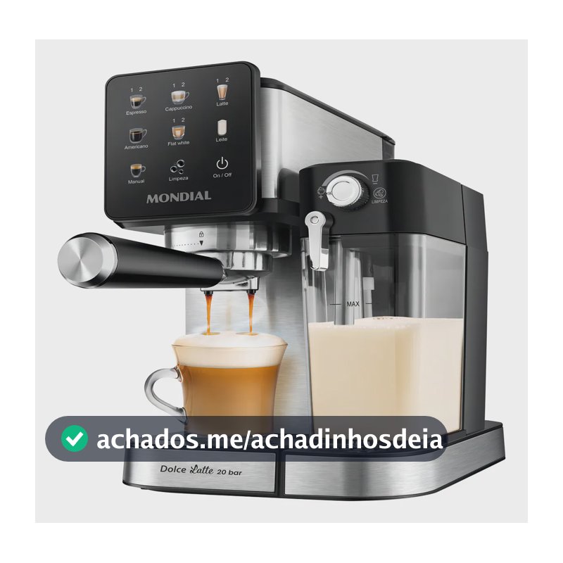 Cafeteira Espresso Automática Dolce Latte Mondial Ccl-01