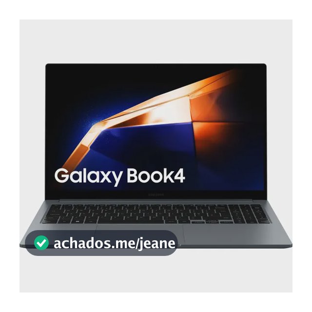 Notebook Samsung Galaxy Book4 Windows 11 Home Intel Core I3 8gb 256gb Ssd 15.6'' Full Hd Led 1.55 Kg Grafite