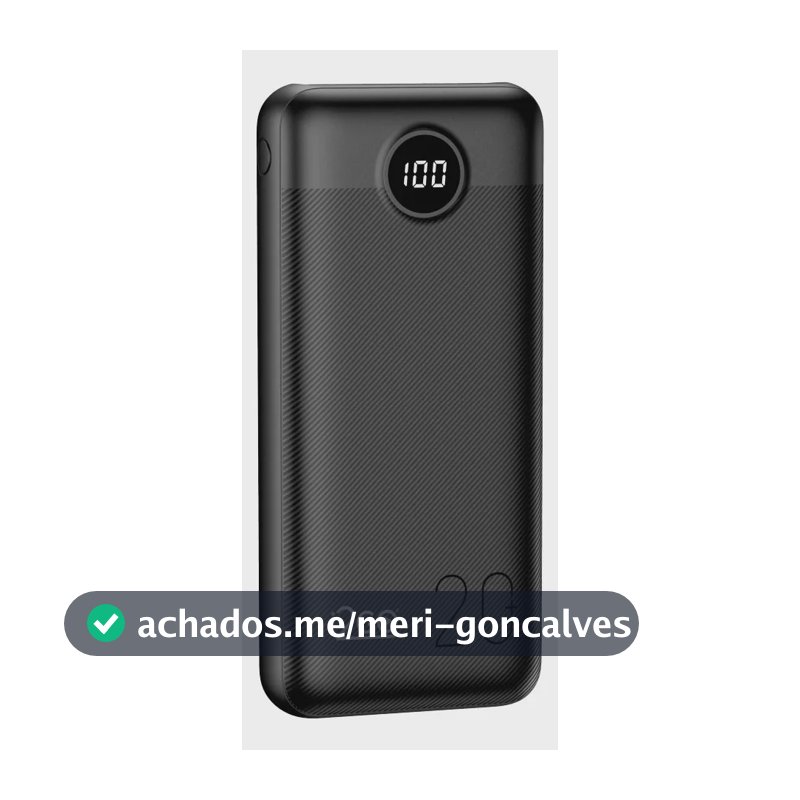 Carregador Portátil Power Bank Turbo i2GO 20000mah 20w Com Display Digital