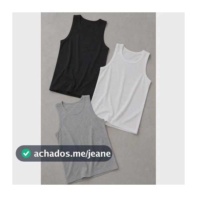 Kit 3 Regatas Masculinas Regular Polo Wear Sortido