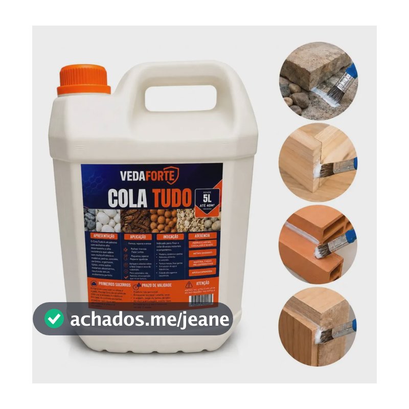Cola Tudo Veda Forte Alta Performance Nanotecnologia 5l