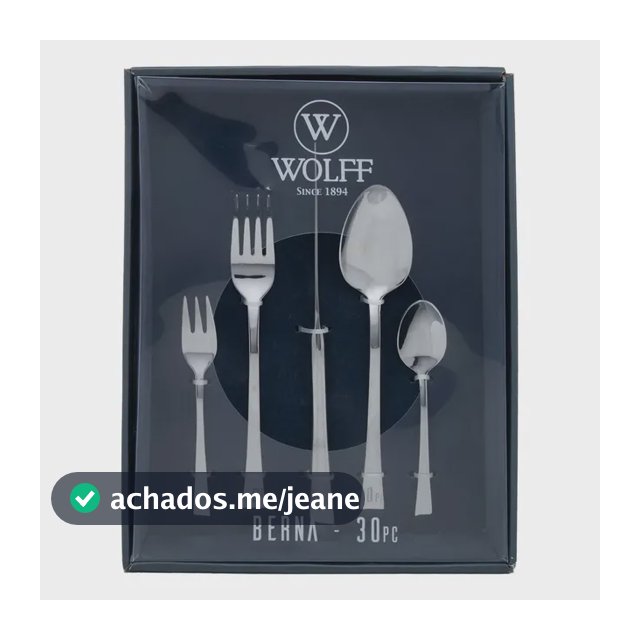 Faqueiro 30 Peças Aço Inox Berna Wolff
