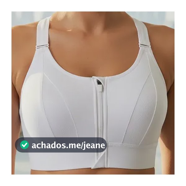 Top Academia Sutiã Esportivo Ajustável Com Zíper Frontal