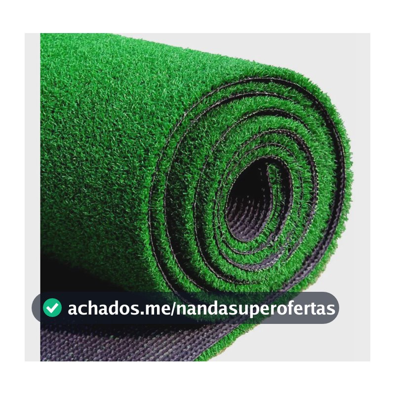 Tapete Sanitário De Grama Sintética Lavável 2x1 ( 2m²) Verde