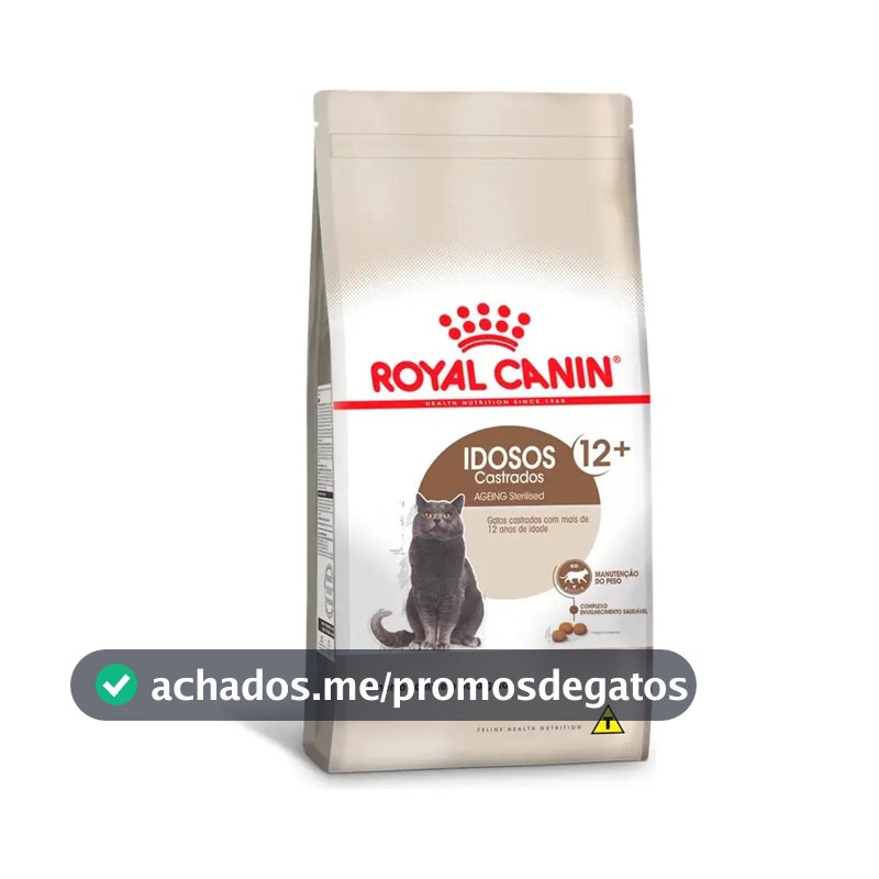 Ração Royal Canin Castrados+ 12 Gato Senior 4kg
