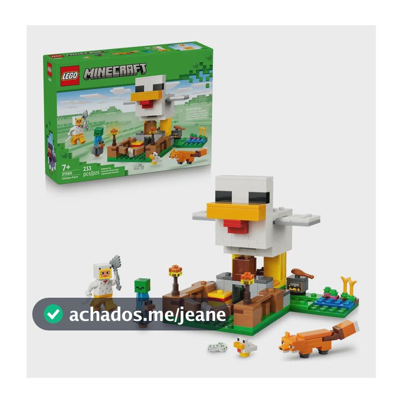 LEGO Minecraft - Granja de Galinhas - 233 Peças - 21585