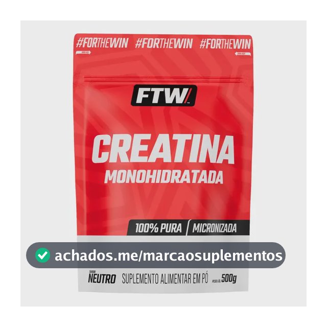 Creatina FTW em pó Sem sabor x 500g